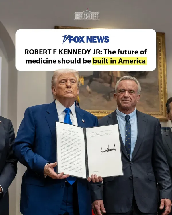 White House Backs US-Made Medicine Push, Tags Sec Kennedy