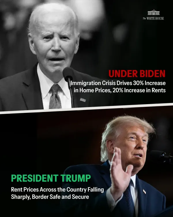 White House Blames Biden for US Immigration, Housing Crisis