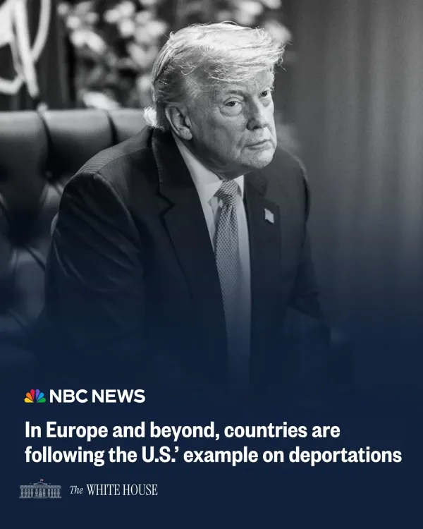 White House Cites US Deportation Policy as Global Model