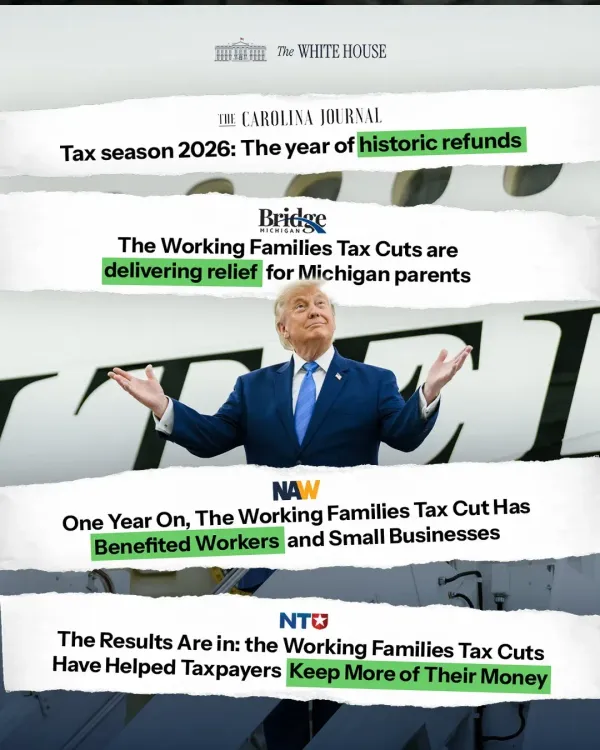 White House Claims Historic Tax Refunds One Year After Working Families Cuts