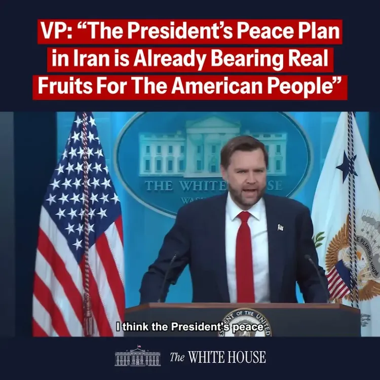 White House Claims Iran Military Destroyed, Gas Prices Falling