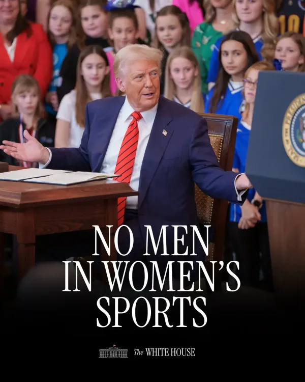 White House Declares Women's Sports Exclusively for Women