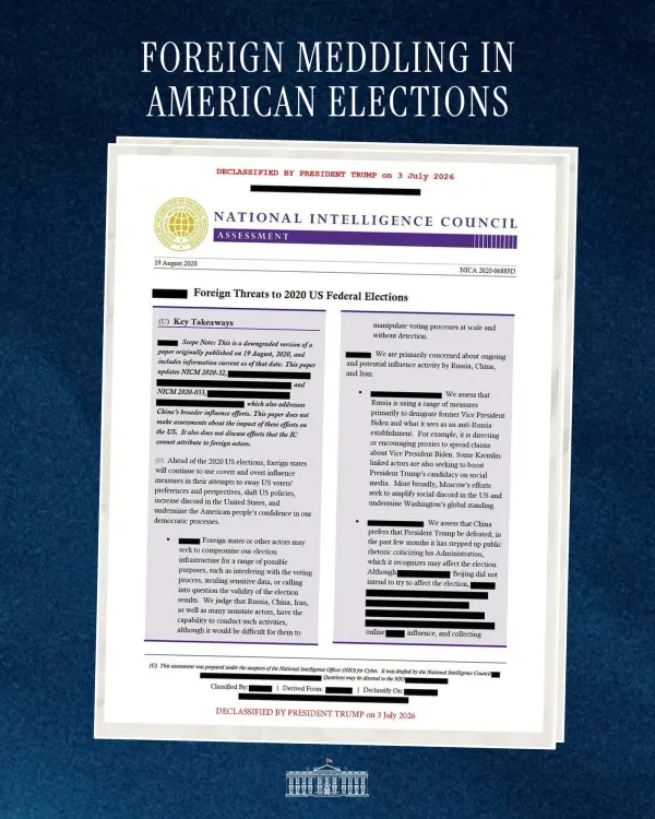 White House Demands Congress Pass Save America Act to Secure Elections