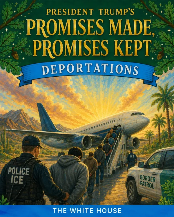 White House Frames Mass Deportations as End of 'Lawlessness'