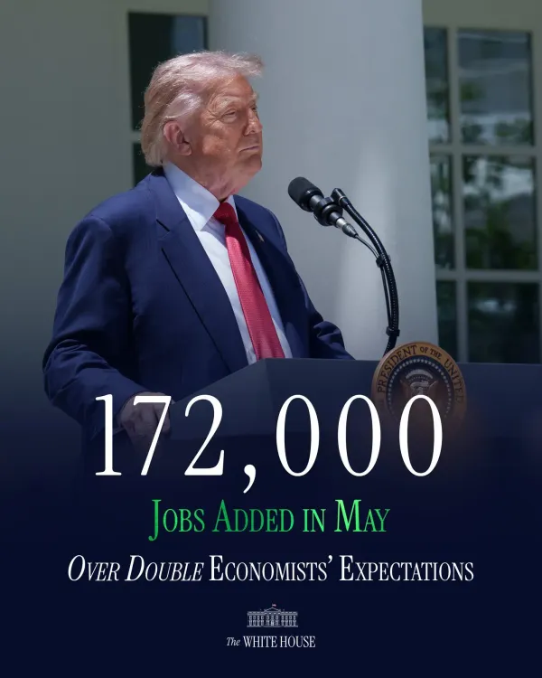 White House Hails 'Outstanding' US Jobs Numbers