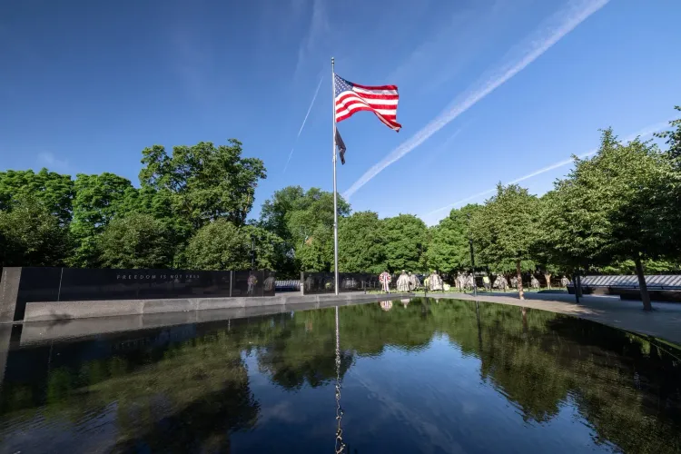 White House Highlights Korean War Veterans Memorial Fountain