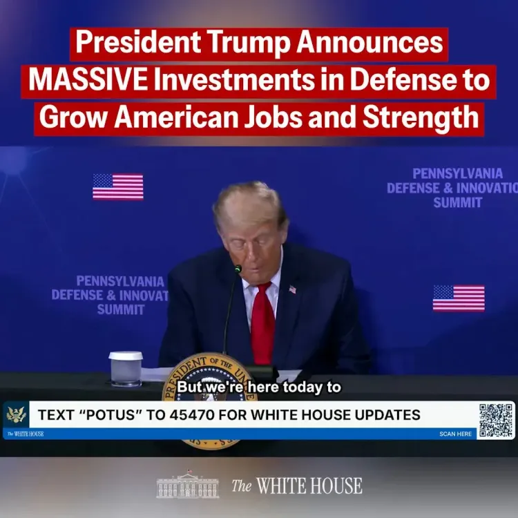 White House Highlights Pennsylvania's Role in US Defence Tech Push
