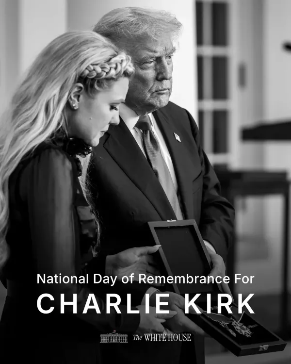 White House honors Charlie Kirk on his 33rd birthday