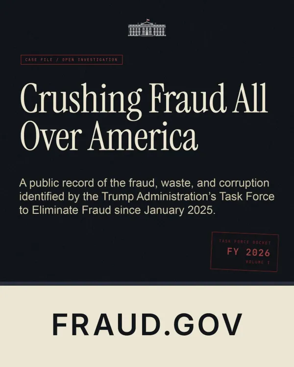 White House Launches Fraud.Gov, Claims $229B in Waste Uncovered