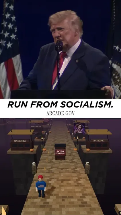 White House Launches 'Socialism Run' Arcade Game to Mock Socialist Policy