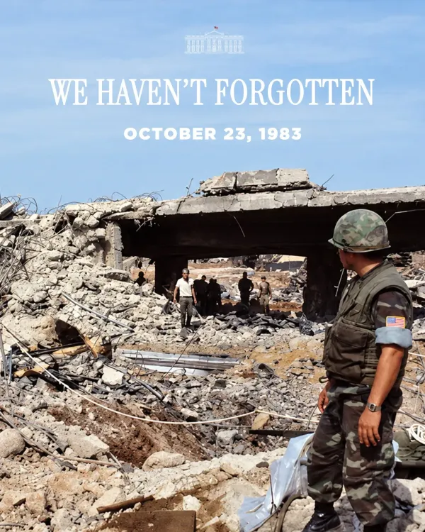 White House marks 43rd anniversary of 1983 Beirut bombing