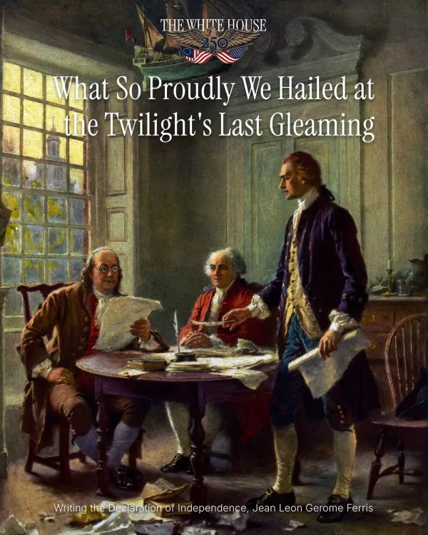 White House Marks America's Founding Ideals on July 4th Eve