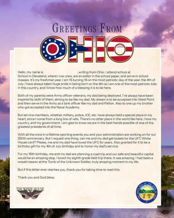 White House Marks Presence in Ohio