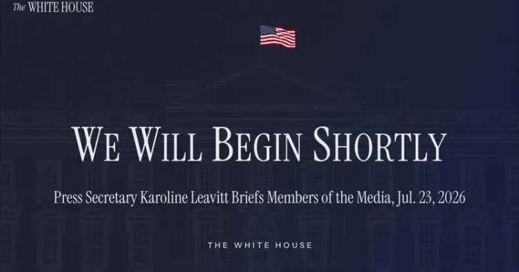 White House Press Secretary Briefs Media, Jul 23