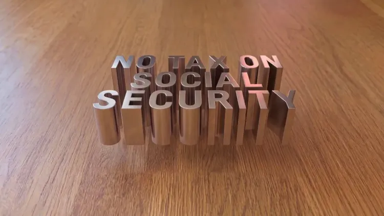 White House Promotes No Tax on Social Security Under Trump