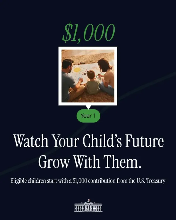 White House Promotes Trump Accounts App for Child Savings