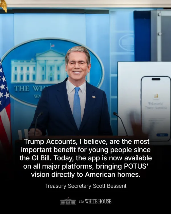 White House Promotes 'Trump Accounts' for Children's Future
