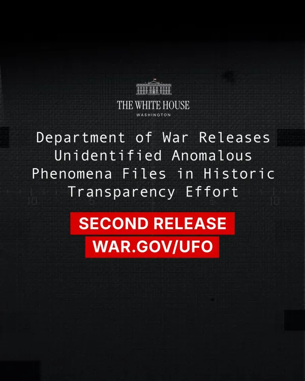 White House Releases Second Batch of UAP Files
