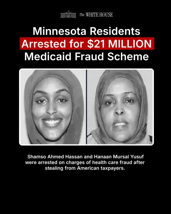 White House Says Minnesota Fraud Schemes Are 'Done'