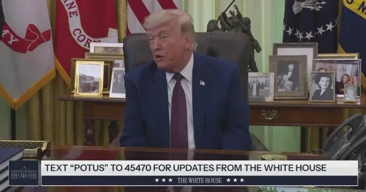 White House Says Trump Signs New Executive Orders at Live Event