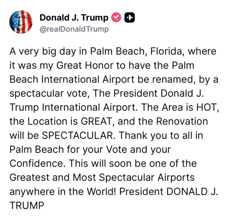 White House Shares New Visual Post on Official X Account