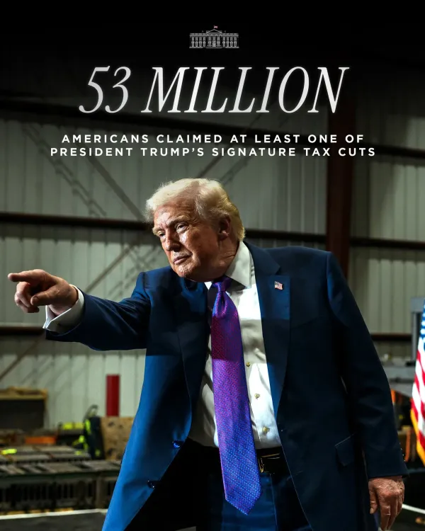 White House Touts Trump Tax Cuts, Hits Democrats