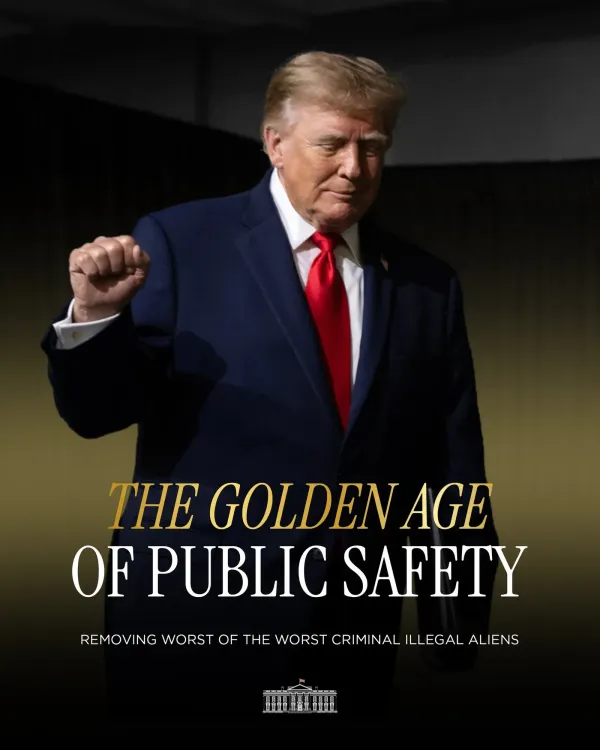 White House Touts Trump's 'Golden Age' of Public Safety