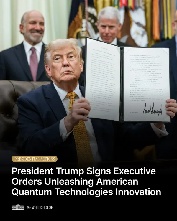 White House Touts US Lead in Quantum Tech Under Trump