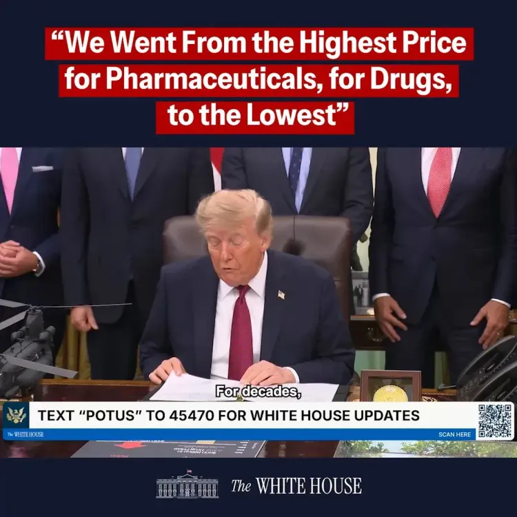 White House: Trump's Drug Pricing Plan Puts Americans First