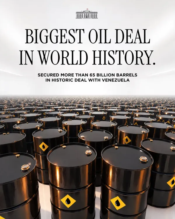 White House: Venezuela Oil Shipment Lands in Texas, Trump Claims Win