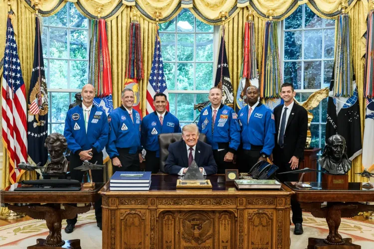 White House Welcomes Artemis III Crew to the Oval Office