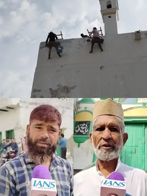 Commencement of Whitewashing at Sambhal's Shahi Jama Masjid