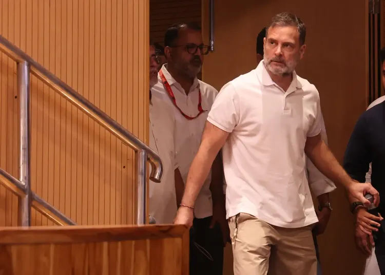 Rahul Gandhi targets BJP-RSS over Epstein-Puri picture amid Rubio visit
