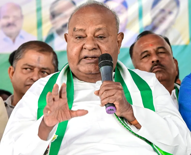 Will H.D. Deve Gowda Maintain His Alliance with NDA?