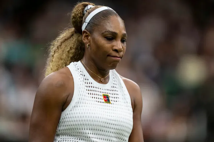 Serena Williams exits Wimbledon doubles with Venus due to knee injury