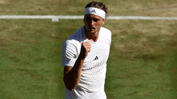 Zverev reaches Wimbledon fourth round for fourth time, quarter-final in sight