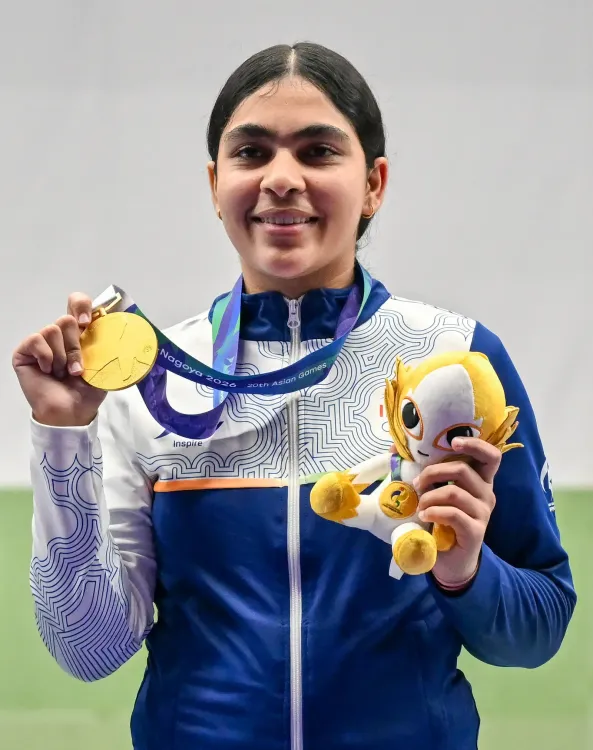 Suruchi Singh, Kamaljeet win Asian Games gold with Asian record 484.6 in 10m air pistol