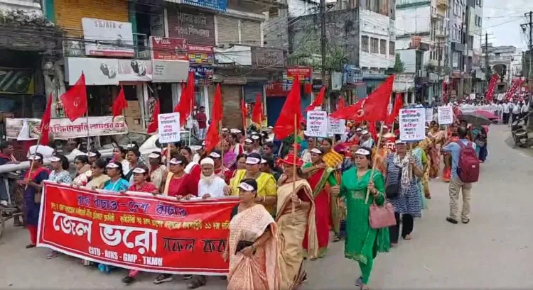 Tripura 'Jail Bharo' protest: 12,000 detained across 8 districts on 10 August