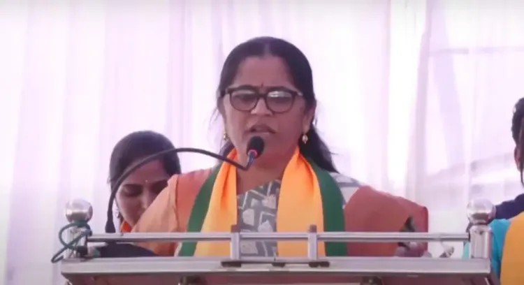 K. Manjula of BJP's Mahila Morcha Highlights Safety Concerns for Women in Karnataka