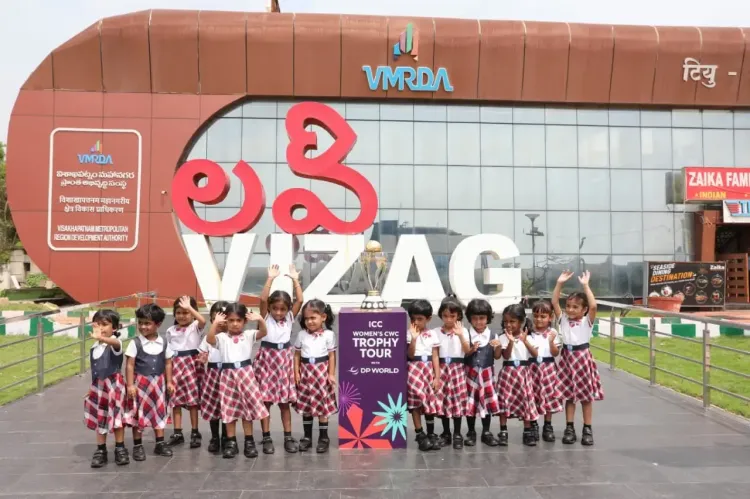 How Did the Women’s ODI World Cup 2025 Trophy Tour Celebrate the Spirit of Cricket in Visakhapatnam?