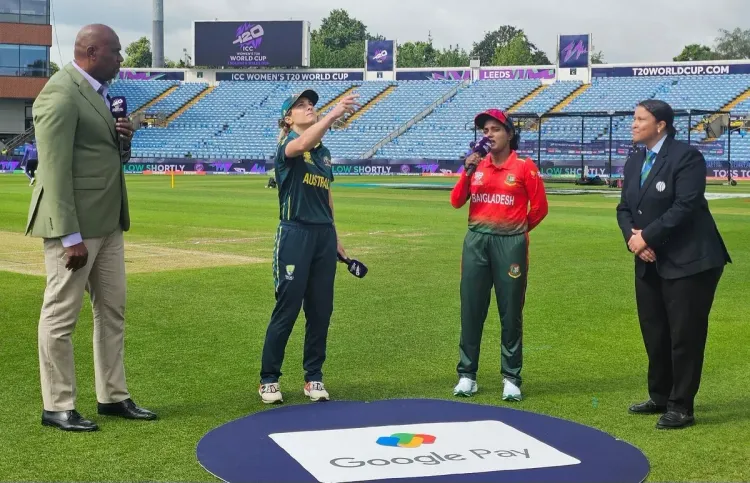 Women's T20 WC 2026: Gardner, Litchfield out as Australia bowl first against Bangladesh