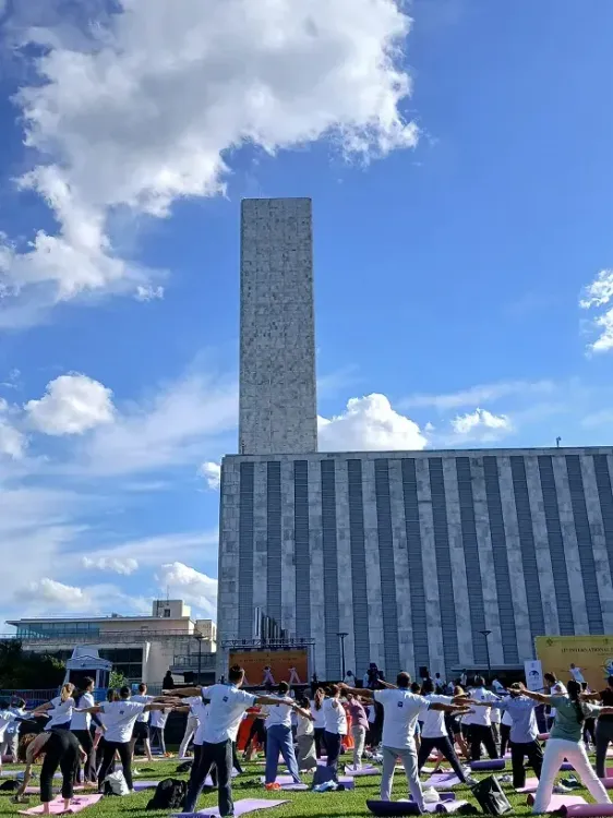 International Yoga Day 2025: UN celebrates with 'Yoga for Healthy Ageing' theme