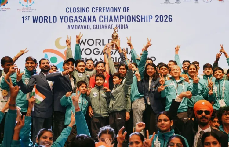 India wins 102 gold at World Yogasana Championships 2026 in Ahmedabad