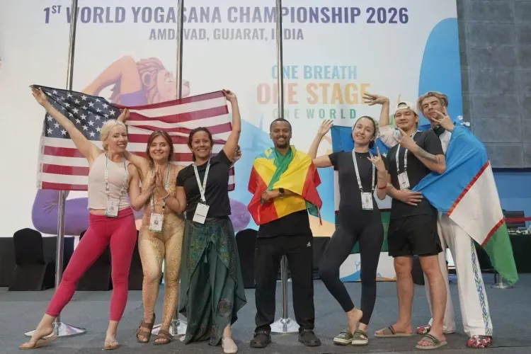 World Yogasana Championships 2026: India lead with 22 gold after Day 3 in Ahmedabad