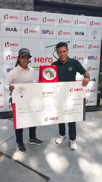 WPGT 2025: Vani Kapoor Secures Third Victory, Leads Order of Merit