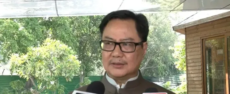 Kiren Rijiju Urges Opposition to Stop Spreading Delimitation Bill Misinformation