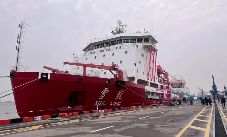 चीन का शुएलोंग बर्फ भंजक जहाज सफलतापूर्वक वापस लौटा