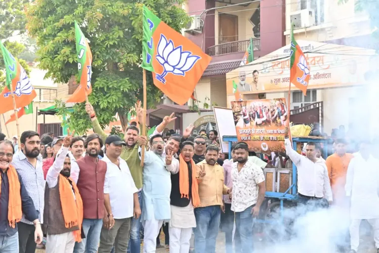 बंगाल-असम-पुडुचेरी जीत पर झारखंड BJP का जश्न, मरांडी बोले — 'TMC के गुंडा राज का अंत'