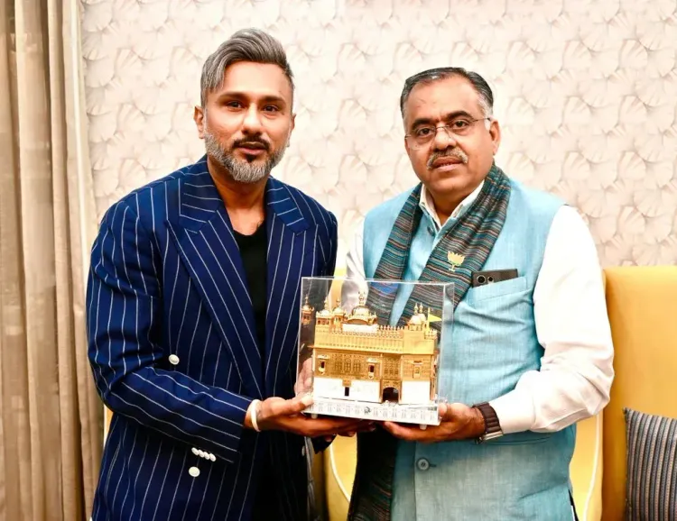 Yo Yo Honey Singh meets BJP's Tarun Chugh to tackle Punjab drug crisis