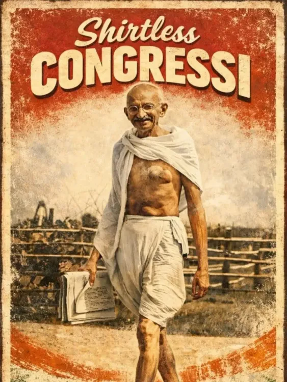 Did Youth Congress Justify Its Protest with Gandhi's Image?